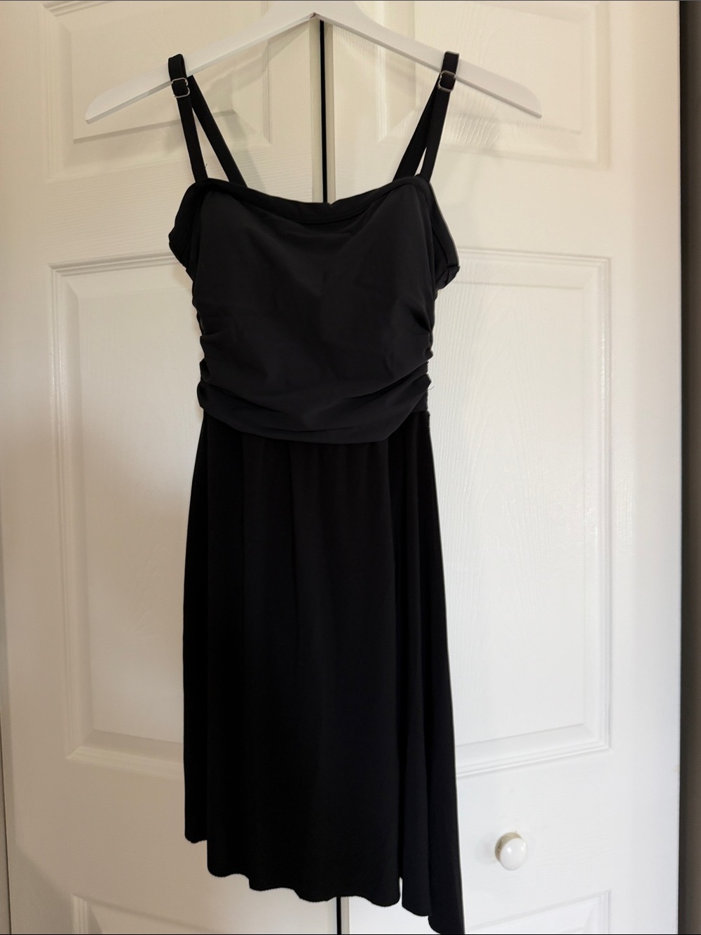 Miraclesuit Black Ruched One-Piece Swimdress